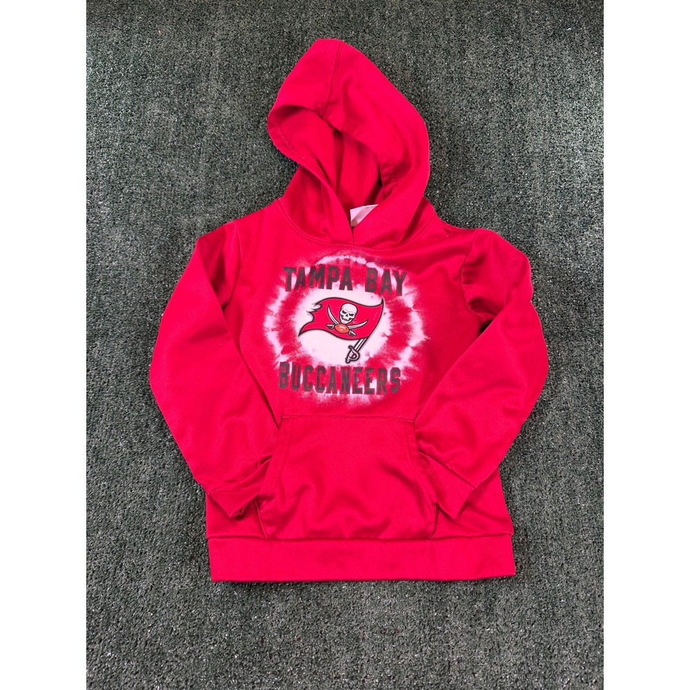 Tampa Bay Buccaneers NFL Girls Red Hoodie Size Small 6/6X